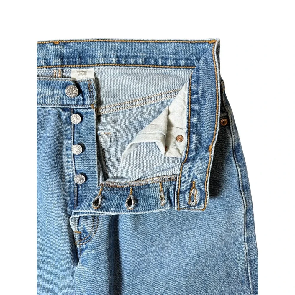 Levi's‎ 501 Original Fit Jeans Mens 36x34 Button Fly Blue Denim